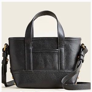 J. Crew Mini Montauk Leather Tote Bag